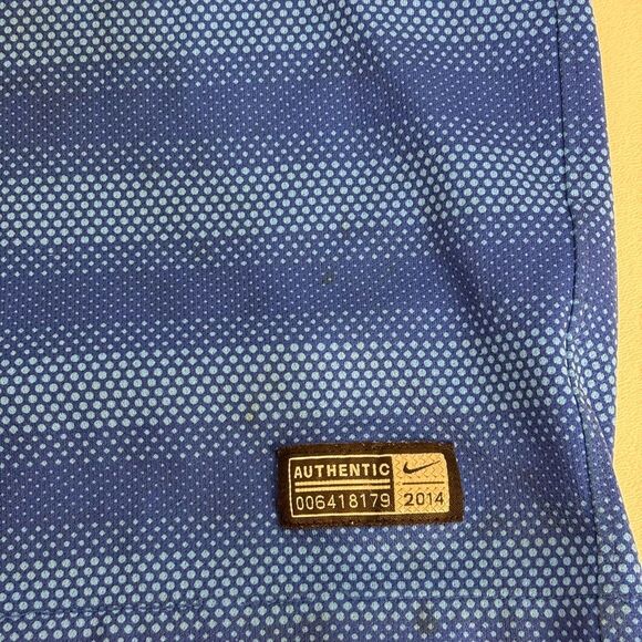 Nike Brazil Away Jersey Blue Dri-Fit CBF 2014 - Kids XS - Picture 2 of 6